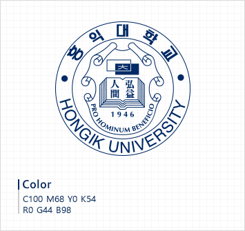 Biểu tượng Đại học Hongik - Hongik university